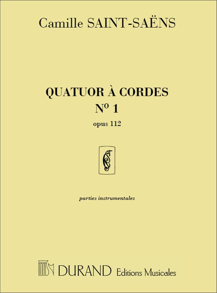 Quatuor N 1 Op 112 - Matériel